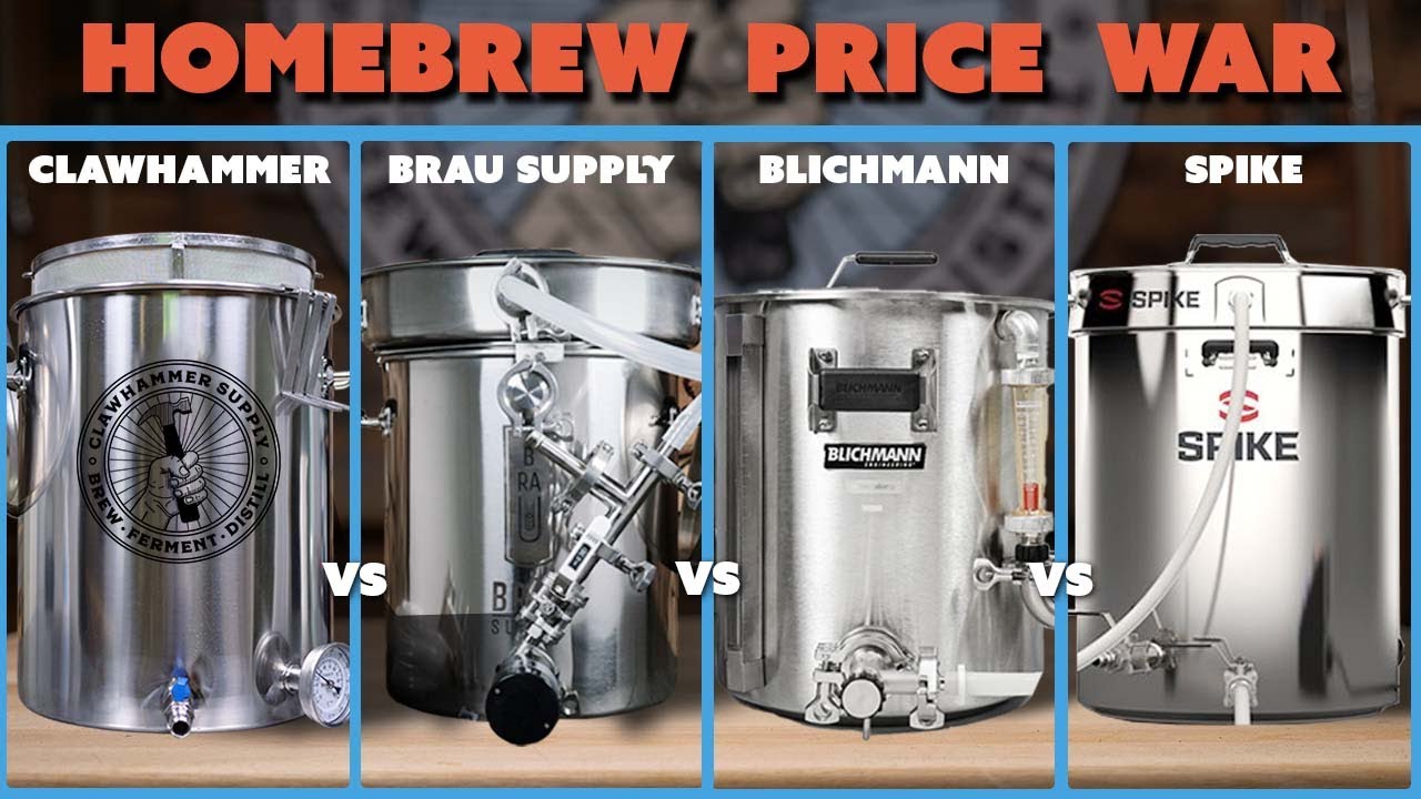 Home Brew Equipment Price Comparison Clawhammer Supply, Brau Supply
